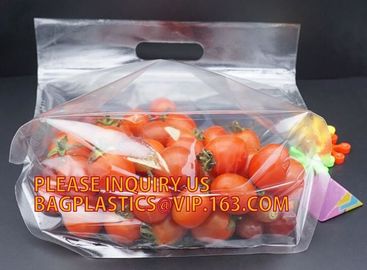 Stand Up Roasted Chicken Packaging Bags With Zip Top hot roast, rotisserie chicken bag, microwaveable bag, slide plastic supplier