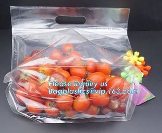 Stand Up Roasted Chicken Packaging Bags With Zip Top hot roast, rotisserie chicken bag, microwaveable bag, slide plastic supplier