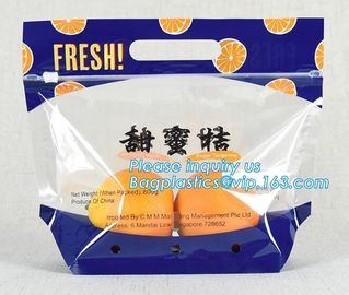 Stand Up Roasted Chicken Packaging Bags With Zip Top hot roast, rotisserie chicken bag, microwaveable bag, slide plastic supplier