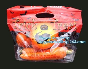 Stand Up Roasted Chicken Packaging Bags With Zip Top hot roast, rotisserie chicken bag, microwaveable bag, slide plastic supplier