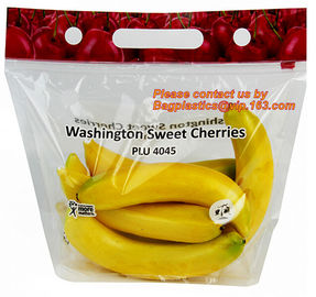 fruits cherries special vent holes packaging poly bag with zip lock, Fresh Fruit Grape Cherry Packing Protection Bag, gr supplier