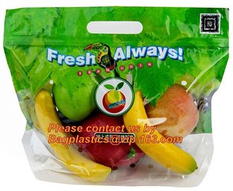 fresh fruit cherry pear package bag with breathing hole, Fruit Grape Cherry Vegetable Packing Protection Bag, Zipper Fru supplier