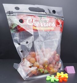 fresh cherry tomato packaging bag, Fresh Fruit Preservative General Grape bag, Cherry Red Lift Sealed Packaging Bag supplier