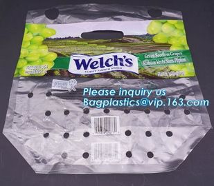 fruit bag for fruit protection, Perforated Better Aseptic Grape Bag, Cherry Bag, Fruit plastic bag, Stand up k fre supplier