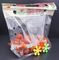 Fruits packaging bag/Grapes plastic bag with k, Air Holes Zip Handle Plastic Bags, bag with vent holes for Grape a supplier