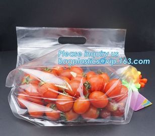 LDPE k aseptic grape bag,cherry bag,fruit bag with hole/slider k fruit bag with air holes for grape packagin supplier