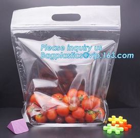 LDPE k aseptic grape bag,cherry bag,fruit bag with hole/slider k fruit bag with air holes for grape packagin supplier