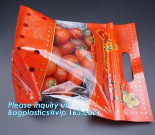 fresh protect zipper packaging for cherry, Fruit Grape Cherry Vegetable Packing Protection Bag, Reliable Modified Atmosp supplier