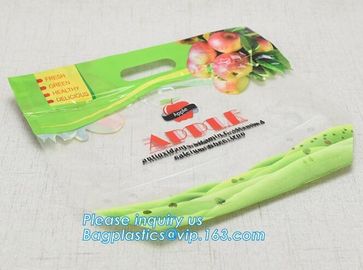 Portable bag perforation fruit bag supermarket grape packaging bag, Venting Hole Fresh Fruit & Vegetable Packaging Plast supplier