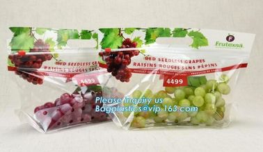 Portable bag perforation fruit bag supermarket grape packaging bag, Venting Hole Fresh Fruit & Vegetable Packaging Plast supplier