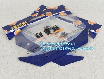 resealable slider top zipper bag for vegetable fruit bag, Fruit slider zip bag with air holes for grape packaging, resea supplier