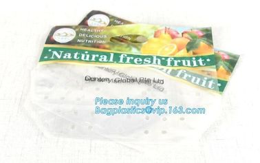 slider k fruit bag with air holes for grape packaging bag, Stand up slider zipper fruit picking bag for apple, Fac supplier