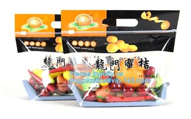 Resealable zipper grape bag fruit packaging bags plastic slider bag, fresh fruit packaging slider zipper bag, vegetable supplier