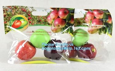 eco-friendly slider k fruit bag with air holes for grape packaging bag, slider k storage frozen bag with OEM supplier