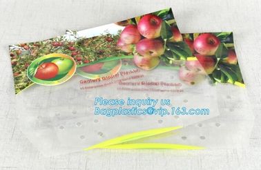 eco-friendly slider k fruit bag with air holes for grape packaging bag, slider k storage frozen bag with OEM supplier