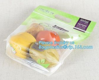 good shrinkage fresh fruit PP bag, Slider k Storage Bag for Fruit, slider zipper bag grape bag for fruit and veget supplier