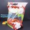 Fresh Perforated Fruit Bag, Fruit bag with slider zip, k fresh keeping pouch bottom gusset banana/mango/grape frui supplier