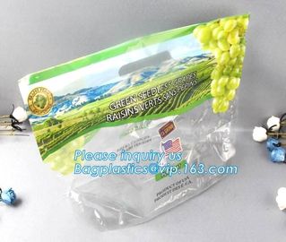 Reclosable Fresh Fruit Cucumber Packaging Bag with Air Hole, Fruit Protect Peach Bag/kiwi Fruit Bag, fresh fruit bag wit supplier