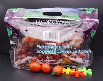 Reclosable Fresh Fruit Cucumber Packaging Bag with Air Hole, Fruit Protect Peach Bag/kiwi Fruit Bag, fresh fruit bag wit supplier