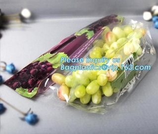 Slider Zipper Locking Bags, 3 Mil Slider Lock Plastic Bags, slider zipper lock bag grape bag for fruit and vegetable pac supplier