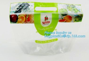 micro perforated plastic bags for vegetable, Quart k storage bags reclosable bags for extra freshness fruit grip s supplier