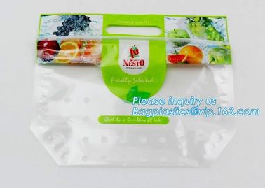 micro perforated plastic bags for vegetable, Quart k storage bags reclosable bags for extra freshness fruit grip s supplier