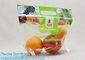 Fresh Vegetables Packaging Plastic Bag, Fresh Fruit &amp; Vegetable Packaging Plastic Fruit Bag with Handle, breathable opp supplier