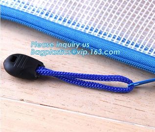 Travel Makeup Cosmetic Toiletry Zip Bag PVC Makeup Bag, EVA zipper bag with zipper or slider for garments, Rainbow Holog supplier