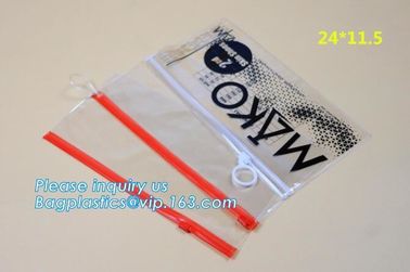 Tote Clear Plastic PVC Travel Toiletry Kit Bag toiletry bag, frosted zipper vinyl bag,promotional clear vinyl pvc zipper supplier