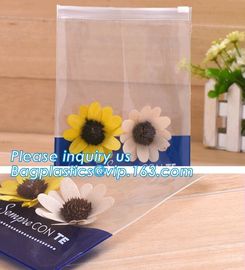 Pvc Pouch good quality with zipper packing bag, matte frosted PVC slider zipper bag plastic bag with zipper/pvc zipper l supplier