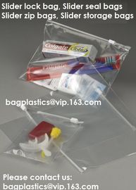 Reclosable Slider Zip Recloseable Shoprite, deli Bags, Microwave Bags, Slider Bags, School Lunch Pouch, Slider grip bags supplier