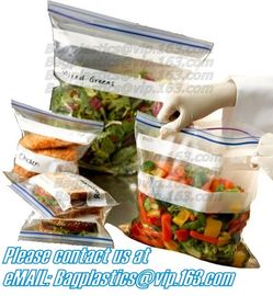 slider zipper bags d2w Degradable FoZip sandwich Bags, Microwave Bags, Slider Bags, School Lunch Pouch, Slider grip bags supplier