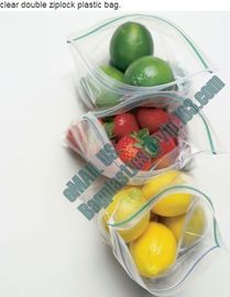 Double Zipper Food Bags, Microwave Bags, Slider Bags, School Lunch Pouch, Slider grip bags Essential SealFresh &amp; LockFre supplier