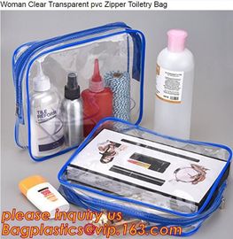 waterproof hanging toiletry bag for travel, Vinyl Transparent PVC Cosmetic Bag /Clear Toiletry Bag/PVC Travel Makeup Bag supplier