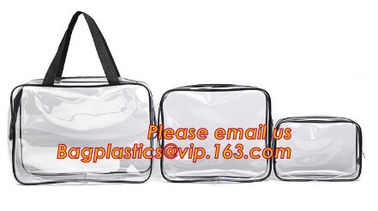 waterproof hanging toiletry bag for travel, Vinyl Transparent PVC Cosmetic Bag /Clear Toiletry Bag/PVC Travel Makeup Bag supplier