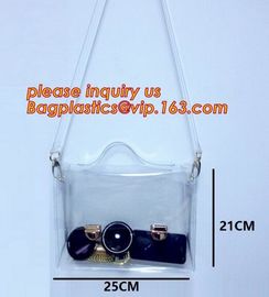 biodegradable PVC tube handle carrier bag, handle packing bag oem pvc bag,zipper pvc cosmetic bag with handle bags, sack supplier