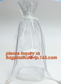 vinyl drawstring organza gift bags, PVC Drawstring cosmetic clear vinyl bags, Drawstring Bag For Gift Packaging, eva, tp supplier