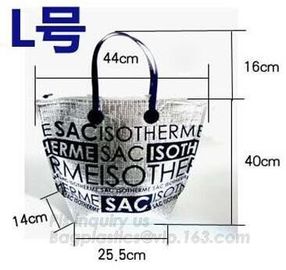 eco friendly Clear PVC soft loop handle plastic bag, PVC material gusset handle hard plastic shopping bags, die cut hand supplier