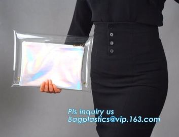 Transparent Clear Vinyl PVC Clutch Bag Made In China, PVC Jelly Clear Clutch Purse Lady Crossbody Flap Bags Chain Handba supplier