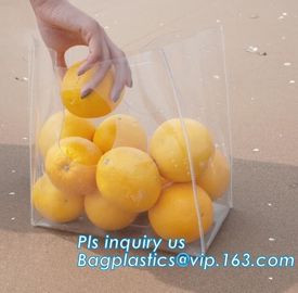 Beach Tote Bag Pvc Handle Bags, Handle Zipper lock Transparent Clear pvc Packaging bag, PP PVC handle bag for packages supplier