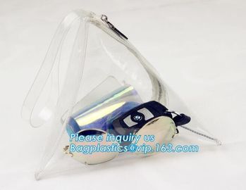 PVC Women Hologram Bag Hand Clutches Small Chain Ladies Transparent Laser Handbag, DIY Transparent Clutch Tote Bag supplier