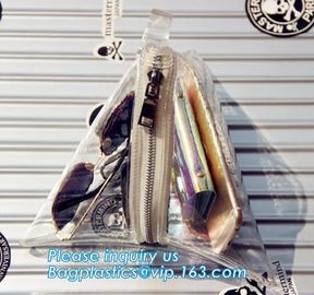 PVC Women Hologram Bag Hand Clutches Small Chain Ladies Transparent Laser Handbag, DIY Transparent Clutch Tote Bag supplier