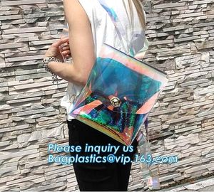 pocket transparent pvc clear backpack wholesale with padded straps, Waterproof Clear School Student Transparent PVC Back supplier