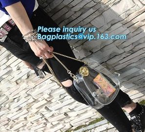 Soft PVC Cheap Shoulder Bag With Pockets, Vanity Bag PVC Crossbody Bag Fashion Woman Messenger Shoulder Bag, pac, pack supplier