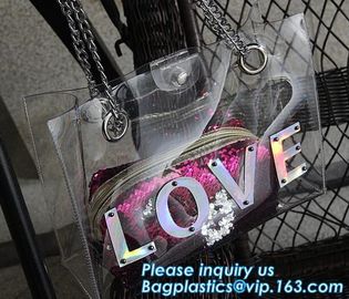 Crossbody Shoulder Messenger Bags Clear PVC Crossbody Bag Waterproof, Shoulder Strap PVC Clear Tote Bag, pack, pac, bags supplier