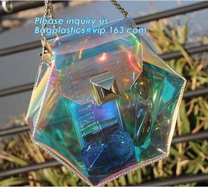 Clear Tote Bags Crystal PVC Transparent Women Fashion Handbag Shoulder Beach Bag, Summer Beach Clear PVC Shoulder Bag Tr supplier