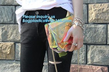 PVC Shopping Bag pvc shoulder bag clear pvc beach bag, multifunction pvc tote handbag shoulder bag, promotional pvc sing supplier