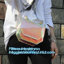 handle bag with long shoulder strap waterproof clear pvc tote bag, Handbag Women Big Custom Shoulder Bag, handle shoulde supplier