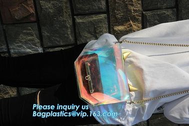 handle bag with long shoulder strap waterproof clear pvc tote bag, Handbag Women Big Custom Shoulder Bag, handle shoulde supplier