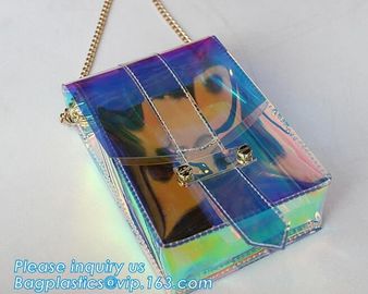 women's wallets small shoulder messenger bag with metal chain strip, Zipper Wallet Multicolor Purse, waterproof mobile c supplier